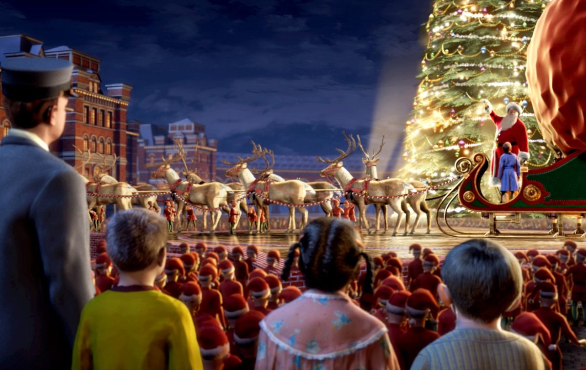 Polar Express characters at the North Pole