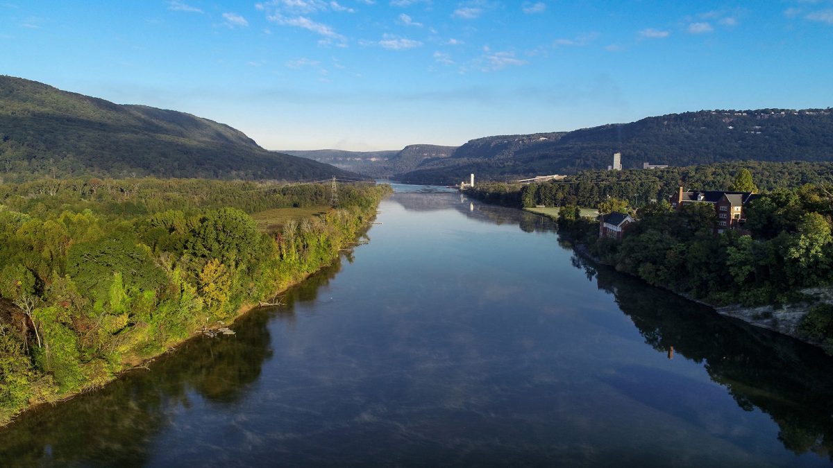 Aerial of Tennessee River