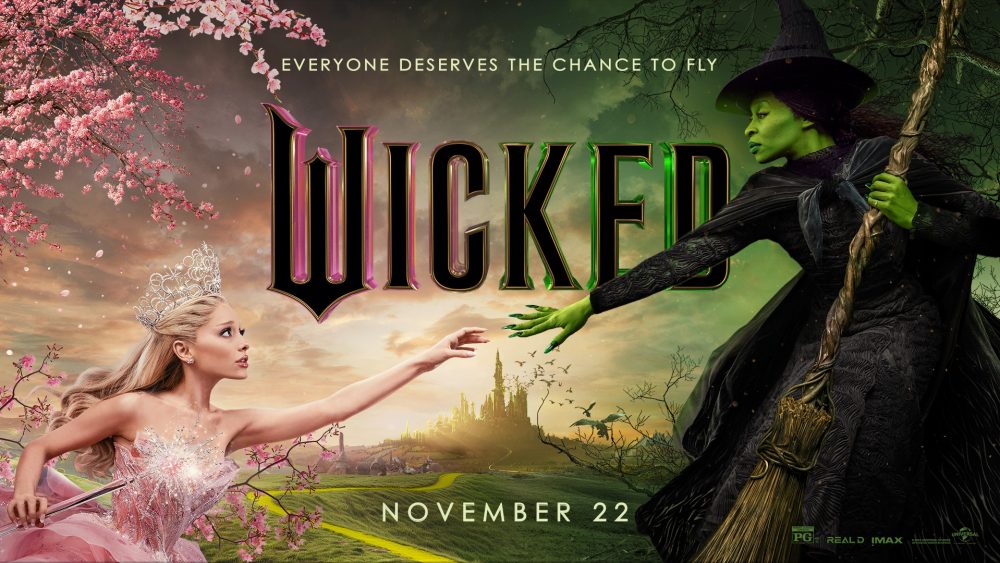 Wicked movie poster, coming to Tennessee Aquarium IMAX November 22