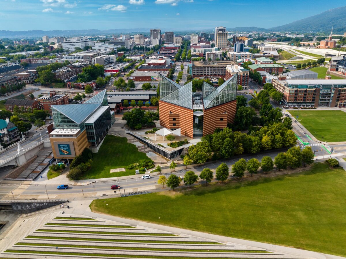 The Tennessee Aquarium in Chattanooga, Tennessee.